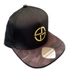 Flat Cap - Chase Emblem Black $ Gold